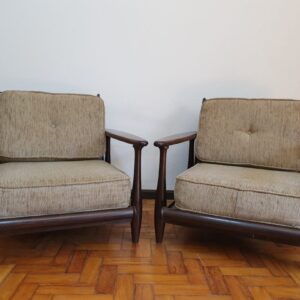 Par de poltronas Liceu anos 60