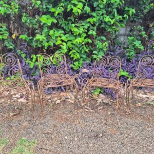 Conjunto de jardim vintage